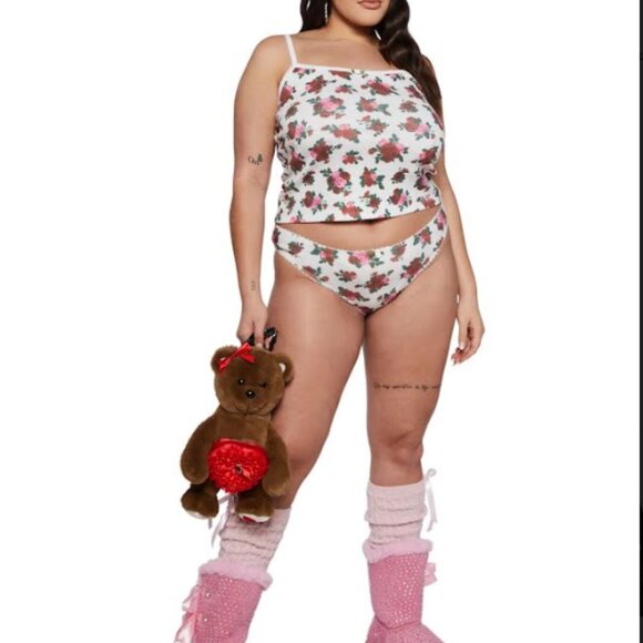 NEW Dolls Kill Sugar Thrillz Cutie To Be Loved Teddy Bear Backpack Valentine - Picture 2 of 4
